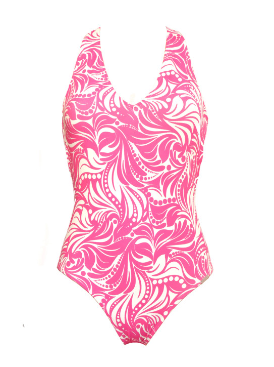 WASSERSTOFF 43 442 Badeanzug Sophisticated swing pink season 2025 (85% Polyamid, 15% Elasthan)