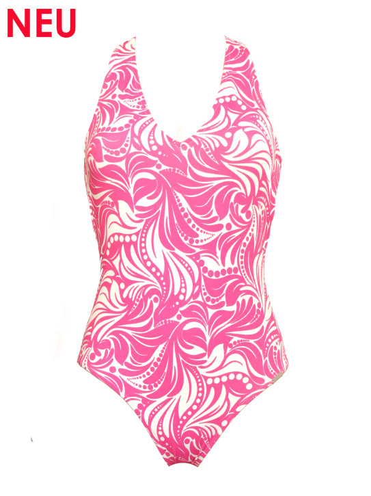 WASSERSTOFF 43 442 Badeanzug Sophisticated swing pink season 2025 (85% Polyamid, 15% Elasthan)