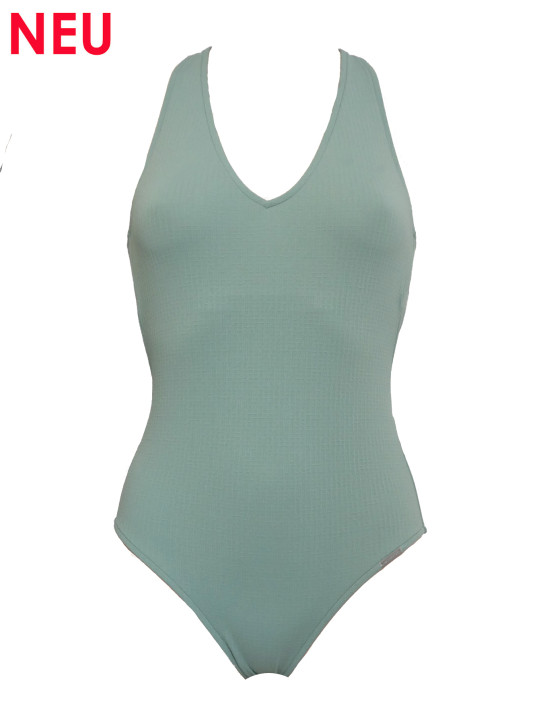 WASSERSTOFF 43 441 Badeanzug Sophisticated jacquard-musgo season 2025 (88% Polyamid, 12% Elasthan)