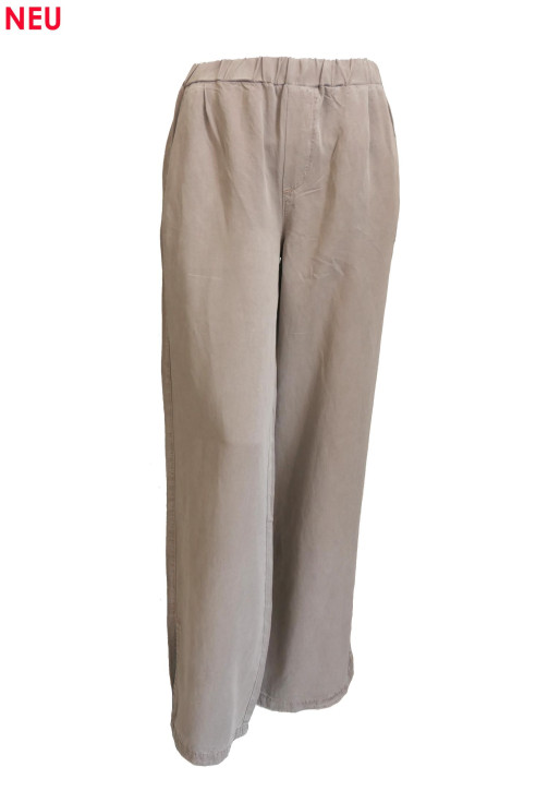 ELBSAND Wenke Pants soft mud (77% Lyocell, 23% Leinen)