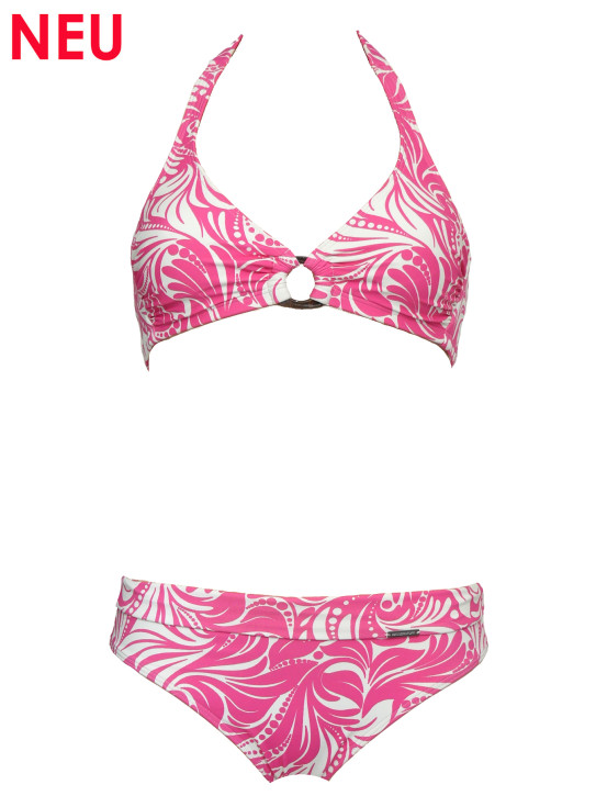 WASSERSTOFF 43 987 Neckring Bikini swing pink season 2025 (85% Polyamid, 15% Elasthan)