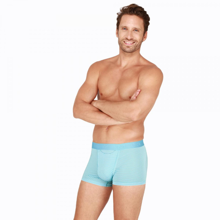 HOM HO1 Boxer Simon türkis (51% Modal, 38% Polyester, 11% Elasthan)