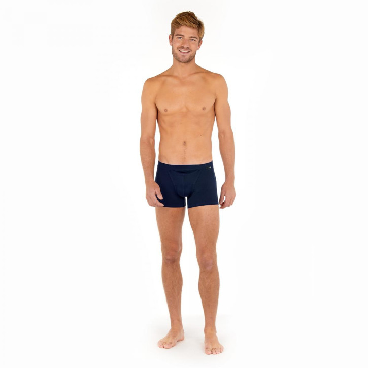 HOM HO1 Tencel soft Boxer navy (97% Lyocell, 3% Elasthan)