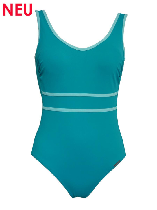 WASSERSTOFF Badeanzug Sportivo aqua green-agua (80% Polyamid, 20% Elasthan) 38/M