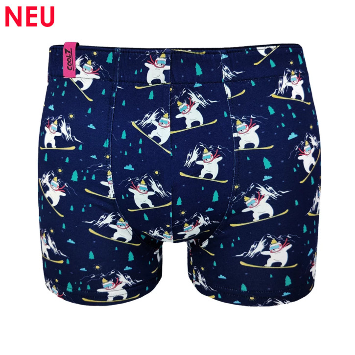 cool7 SNOWBOARDING Boxer + Socken Set (95% Baumwolle, 5% Elasthan)
