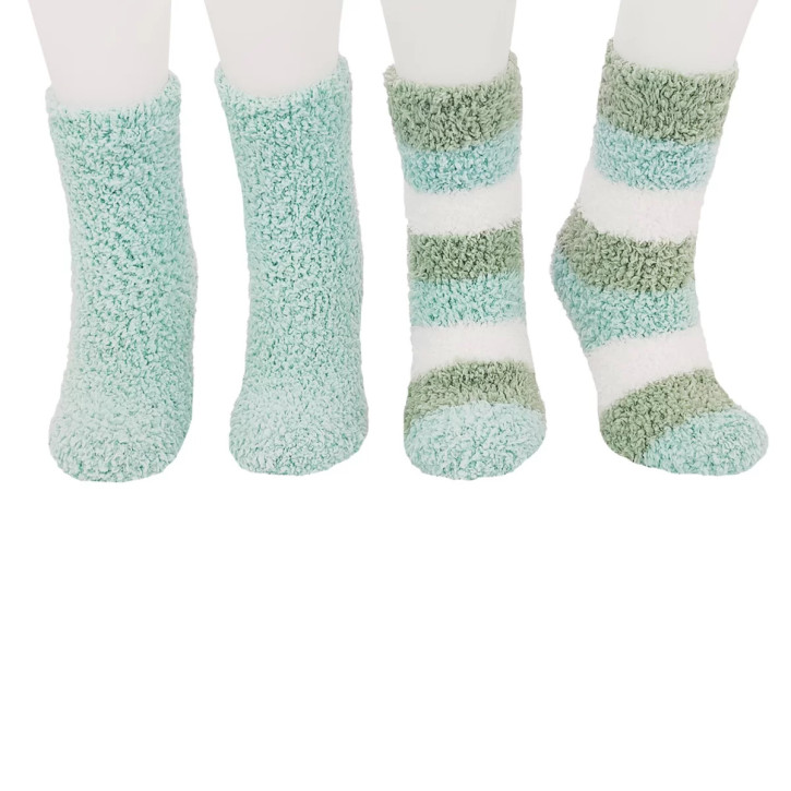cool7 CG Cosy Home Socks 2-Pack verschiedene Farben (98% Polyester, 2% Elasthan) mint