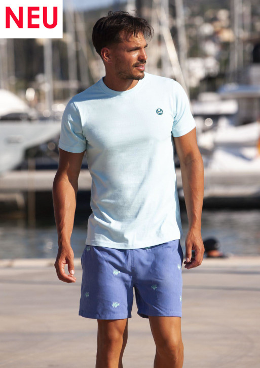 PAUL X BACKBLOOM Beach Boxer Lionfish-Stickerei (100% Polyester)