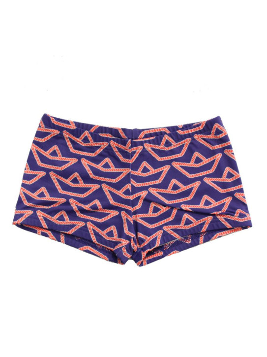 WASSERSTOFF KINDER Boypant Boats blue-white (90% Polyamid, 10% Elasthan) 140