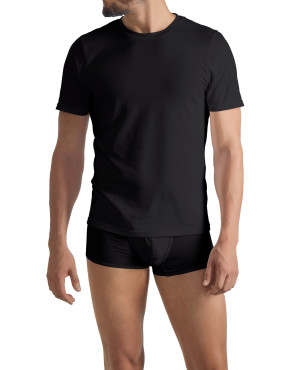 JOOP! Bodywear Everyday 2-Pack Crew Neck Shirt weiß oder schwarz (95% Baumwolle, 5% Elasthan) L / Schwarz