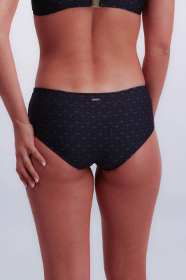 JOOP! Beachwear Bikini Hipster schwarz print (83% Polyamid, 17% Elasthan) L