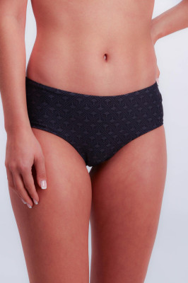 JOOP! Beachwear Bikini Hipster schwarz print (83% Polyamid, 17% Elasthan) XL