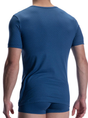 Olaf Benz RED2003 T-Shirt blue (78% Baumwolle, 18% Polyamid, 6% Elasthan) S