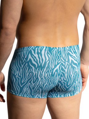 Olaf Benz RED2461 Minipants print aqua (85% Polyamid, 15% Elasthan) M