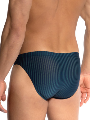 Olaf Benz RED2504 Brazilbrief blue/green (60% Polyamid, 30% Polyester, 10% Elasthan) M