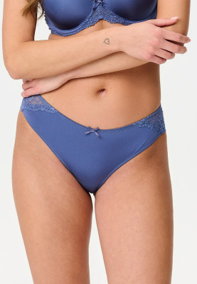 LingaDore Daily Lace Slip nightshadow grey (84% Polyamid, 16% Elasthan) S