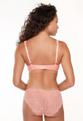 LingaDore Daily Lace Slip coral jacquard (57% Polyamid, 43% Elasthan) S