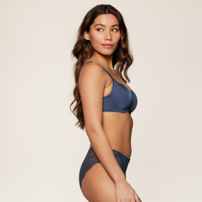 LingaDore Daily Lace Slip dark denim (84% Polyamid, 16% Elasthan) L