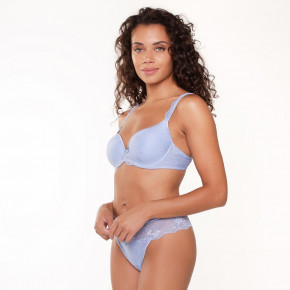 LingaDore Daily Lace String misty blue jacquard (57% Polyamid, 43% Elasthan) S