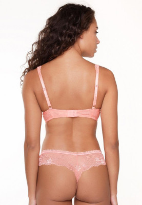 LingaDore Daily Lace String coral jacquard (57% Polyamid, 43% Elasthan) M