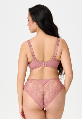 LingaDore Daily 1800 Slip powder oder black (85% Polyamid, 15% Elasthan) M / old rose