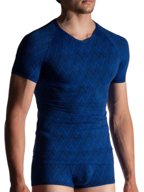 MANSTORE M800 V-Neck Tee reg. (86% Polyamid, 14% Elasthan) M