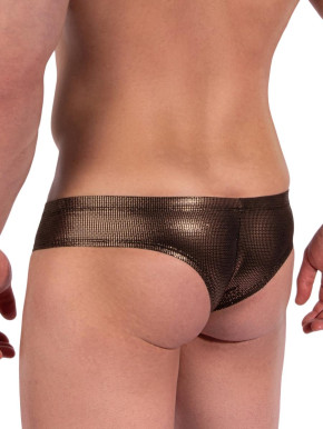 MANSTORE M2366 Cheeky Brief copper/black (88% Polyester, 12% Elasthan) S