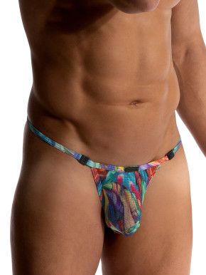 MANSTORE M2508 Stripper String feathers (70% Polyester, 25% Polyamid, 5% Elasthan) M MANSTORE M2508 Stripper String feathers (70% Polyester, 25% Polyamid, 5% Elasthan) M