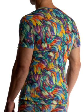 MANSTORE M2508 Casual Tee feathers (70% Polyester, 25% Polyamid, 5% Elasthan) L MANSTORE M2508 Casual Tee feathers (70% Polyester, 25% Polyamid, 5% Elasthan) L