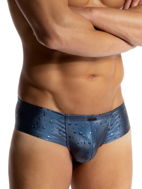 MANSTORE M2517 Cheeky Brief water blue (65% Polyester, 30% Polyurethan, 5% Elasthan) S