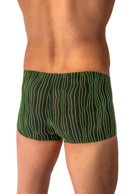 MANSTORE M2615 Micro Pants black/lime (50% Polyamid, 40% Polyester, 10% Elasthan) M