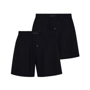 bruno banani Loose Fit 2-Pack Boxershort verschiedene Farben (100% Baumwolle) S / schwarz-schwarz