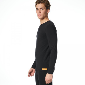 bruno banani Warm Up Longshirt, schwarz (93% Baumwolle, 7% Elasthan) S / Schwarz