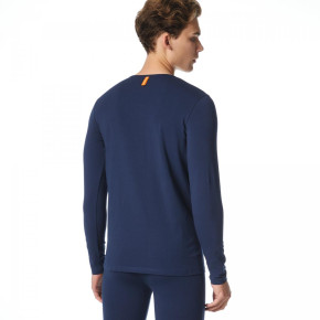 bruno banani Warm Up Longshirt, marine (93% Baumwolle, 7% Elasthan) L / Blau