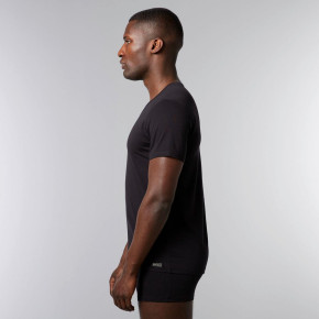 bruno banani Infinity V-Shirt (47% Baumwolle, 47% Modal, 6% Elasthan) S / Schwarz