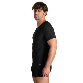 bruno banani Antistress 2.0 V-Shirt schwarz (90% Polyamid, 10% Elasthan) XL
