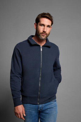 ELBSAND Levin Sweatjacke midnight (100% Baumwolle) M