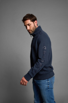 ELBSAND Levin Sweatjacke midnight (100% Baumwolle) XL