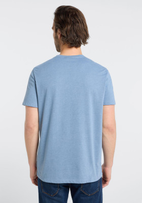 ELBSAND Ingvar V-Shirt nordic sea melange (50% Baumwolle, 50% Polyester) L