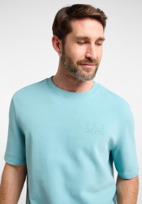 ELBSAND Daan T-Sweat ocean wave (100% Baumwolle) XL