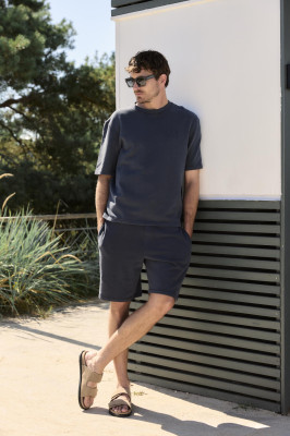 ELBSAND Daan T-Sweat midnight (100% Baumwolle) L