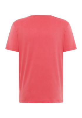 ELBSAND Klaas V-Shirt mineral red (95% Baumwolle, 5% Elasthan) M