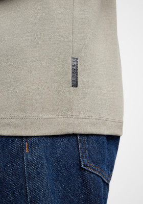 ELBSAND Tio T-Shirt stone mel. (50% Baumwolle, 50% Polyester) L