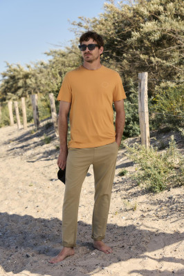 ELBSAND Pave T-Shirt cadmium orange (95% Baumwolle, 5% Elasthan) S