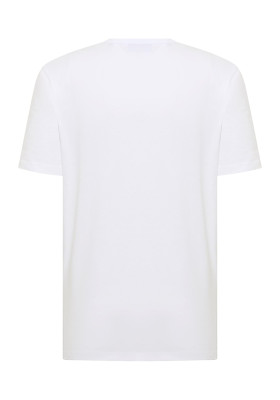 ELBSAND Jivin T-Shirt bright white print (100% Baumwolle) S