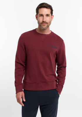 ELBSAND Herren Benne Sweatshirt maroon (100% Baumwolle) M