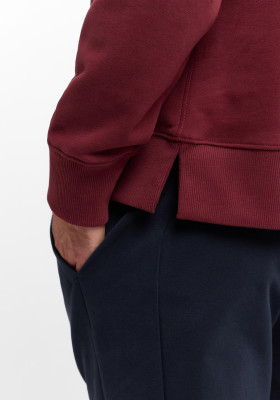ELBSAND Herren Benne Sweatshirt maroon (100% Baumwolle) M