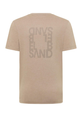 ELBSAND Herren Tian T-Shirt smoked tan mel. (50% Baumwolle, 50% Polyester) XL