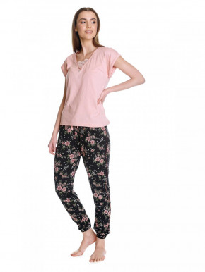VIVE MARIA Hibiscus Dream Pyjama (50% Baumwolle, 50% Modal; 94% Viskose, 6% Elasthan) M