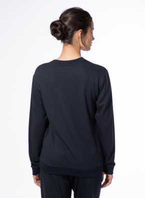 SHORT STORIES 621774 Swearshirt vulcan blue  (90% Viskose, 5% Kaschmir, 5% Elasthan) M
