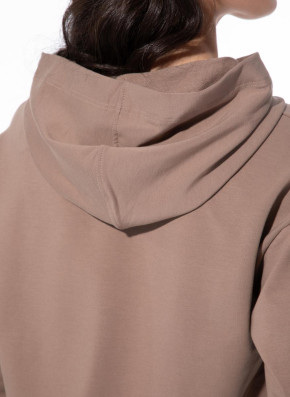 SHORT STORIES 621811 Hoodie tobacco (67% Viskose, 28% Baumwolle, 5% Elasthan) S